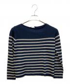 Jean Paul GAULTIERジャンポールゴルチェ）の古着「ラメボーダーニット」｜ネイビー