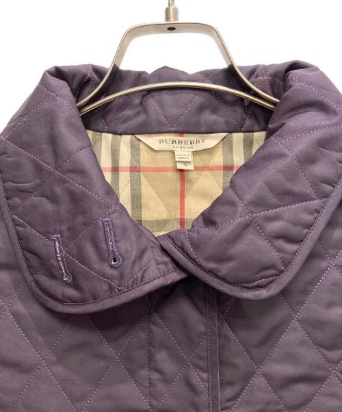 BURBERRY LONDON（バーバリーロンドン）BURBERRY LONDON (バーバリーロンドン) キルティングジャケット パープル サイズ:Sの古着・服飾アイテム