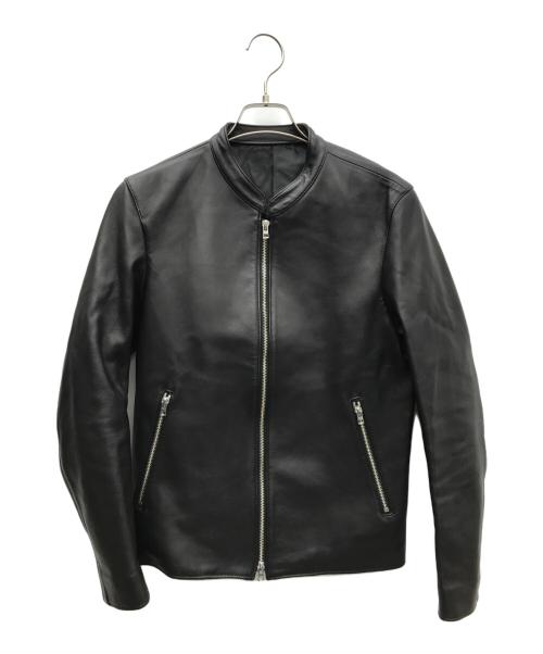 LIDnM（リドム）LIDnM (リドム) ラムレザーシングルライダースジャケット ブラック サイズ:Mの古着・服飾アイテム