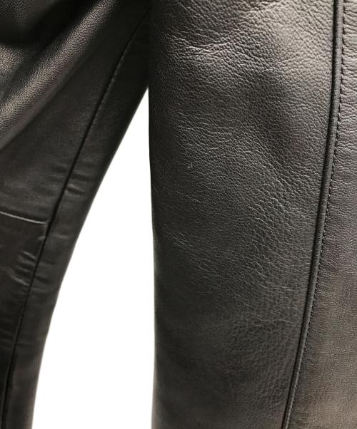 LIDnM（リドム）LIDnM (リドム) ラムレザーシングルライダースジャケット ブラック サイズ:Mの古着・服飾アイテム