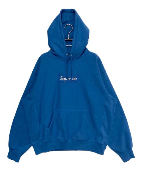 SUPREME（シュプリーム）SUPREME (シュプリーム) Box Logo Hooded Sweatshirt ブルー サイズ:Mの古着・服飾アイテム