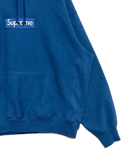 SUPREME（シュプリーム）SUPREME (シュプリーム) Box Logo Hooded Sweatshirt ブルー サイズ:Mの古着・服飾アイテム