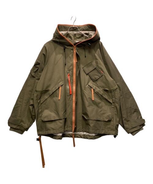 GOOPiMADE（グーピーメイド）GOOPiMADE (グーピーメイド) END clothing (エンドクロージング) ExG Polyhedron Mountain Parka オリーブ サイズ:3の古着・服飾アイテム