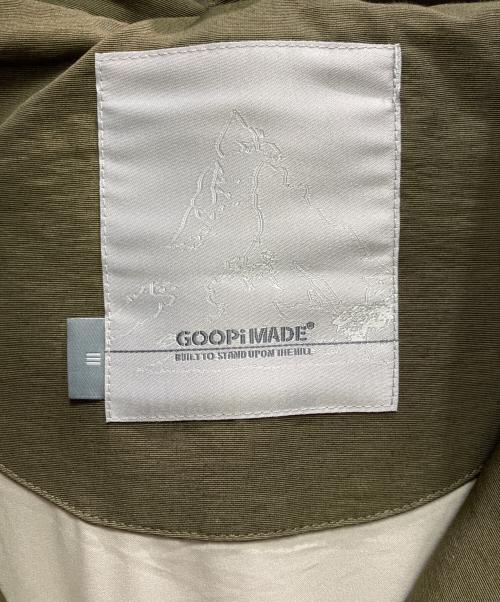 GOOPiMADE（グーピーメイド）GOOPiMADE (グーピーメイド) END clothing (エンドクロージング) ExG Polyhedron Mountain Parka オリーブ サイズ:3の古着・服飾アイテム