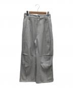 GOOPiMADEグーピーメイド）の古着「SOFTBOX Striped Trousers」｜グレー