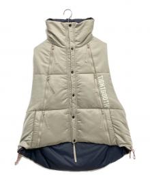 TIGHTBOOTH PRODUCTION×GOOPiMADE（タイトブースプロダクション×グーピーメイド）の古着「2-Way Padded Down Vest」｜ベージュ
