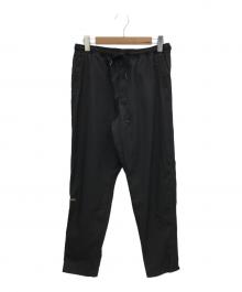 4DIMENSION（フォーディメンション）の古着「サイドジップパンツ」｜ブラック