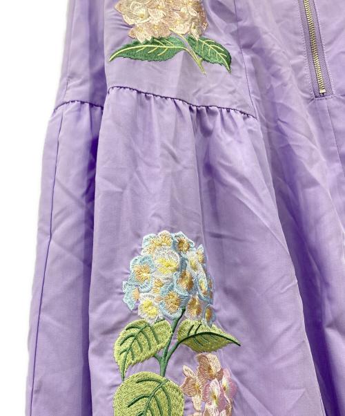 CHESTY（チェスティ）CHESTY (チェスティ) あじさいテントワンピース パープルの古着・服飾アイテム