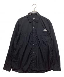 THE NORTH FACE（ザ ノース フェイス）の古着「Long-Sleeve Nuptse Shirts」｜ブラック