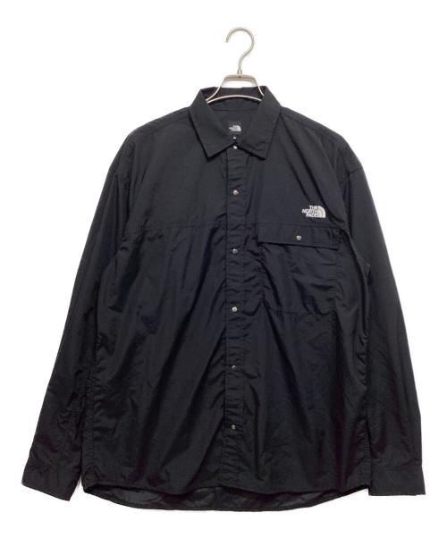 THE NORTH FACE（ザ ノース フェイス）THE NORTH FACE (ザ ノース フェイス) Long-Sleeve Nuptse Shirts ブラック サイズ:XLの古着・服飾アイテム