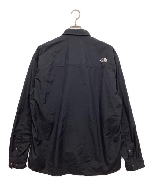 THE NORTH FACE（ザ ノース フェイス）THE NORTH FACE (ザ ノース フェイス) Long-Sleeve Nuptse Shirts ブラック サイズ:XLの古着・服飾アイテム