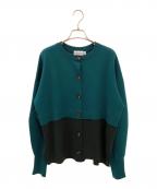 nagonstansナゴンスタンス）の古着「double cardigan」｜グリーン