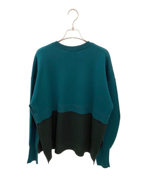 nagonstans（ナゴンスタンス）nagonstans (ナゴンスタンス) double cardigan グリーン サイズ:Mの古着・服飾アイテム