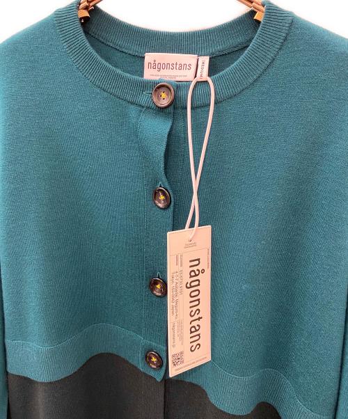 nagonstans（ナゴンスタンス）nagonstans (ナゴンスタンス) double cardigan グリーン サイズ:Mの古着・服飾アイテム