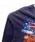 中古・古着 HARLEY-DAVIDSON (ハーレーダビッドソン) ロングスリーブカットソー ネイビー サイズ:L：5000円