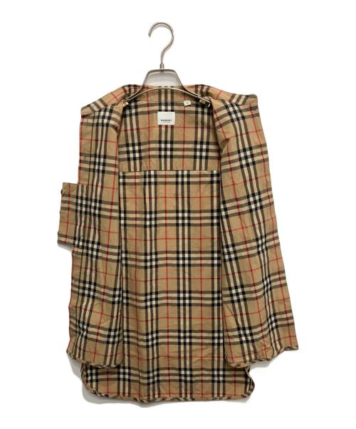 BURBERRY（バーバリー）BURBERRY (バーバリー) N/Sチェックシャツ ベージュ サイズ:38の古着・服飾アイテム
