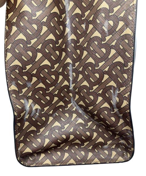 BURBERRY（バーバリー）BURBERRY (バーバリー) TBモノグラムトートバッグ ブラウンの古着・服飾アイテム