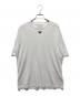 PRADA（プラダ）の古着「トライアングルプレート コットン Tシャツ」｜ホワイト