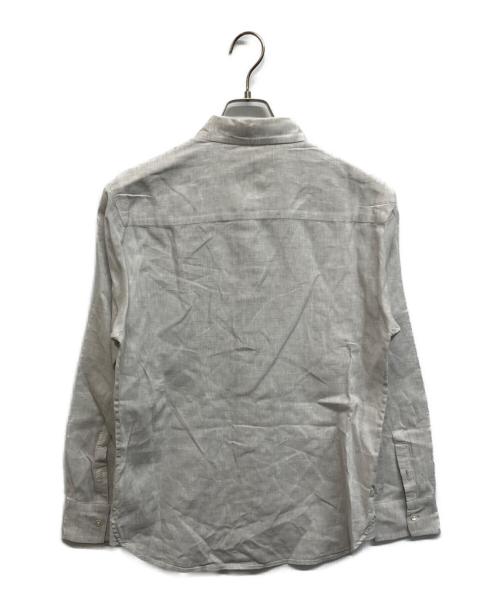 STANDARD JAMES PERSE（スタンダードジェームスパース）STANDARD JAMES PERSE (スタンダードジェームスパース) リネンシャツ グレーの古着・服飾アイテム