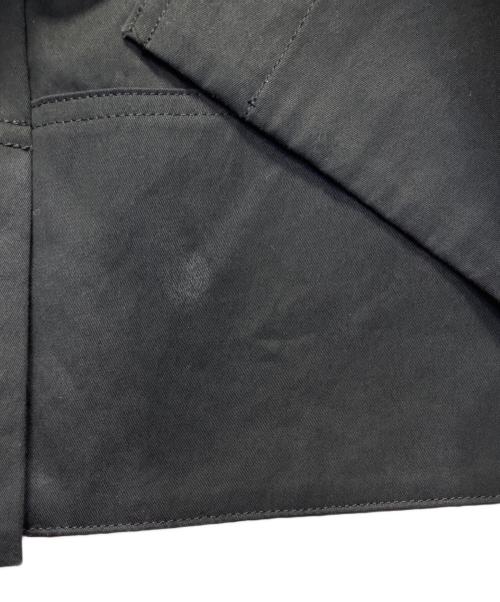 SACRA（サクラ）SACRA (サクラ) ハイカウント ドライ ギャバジン スカート ブラック サイズ:38の古着・服飾アイテム