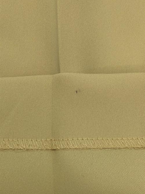 Spick and Span（スピック＆スパン）Spick and Span (スピックアンドスパン) ストレッチタックストレートパンツ　25年モデル イエロー サイズ:38の古着・服飾アイテム