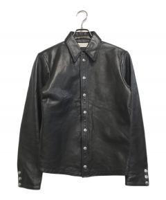 中古・古着通販】RHENIUM (レニウム) ラムレザーシングルライダース