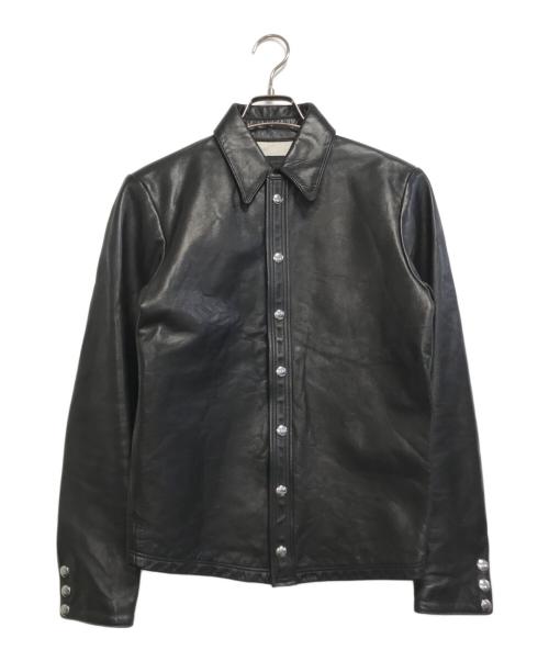 FAR EASTERN ENTHUSIAST（ファーイースタンエンスージアスト）FAR EASTERN ENTHUSIAST (ファーイースタンエンスージアスト) ホースレザージャケット ブラック サイズ:Mの古着・服飾アイテム