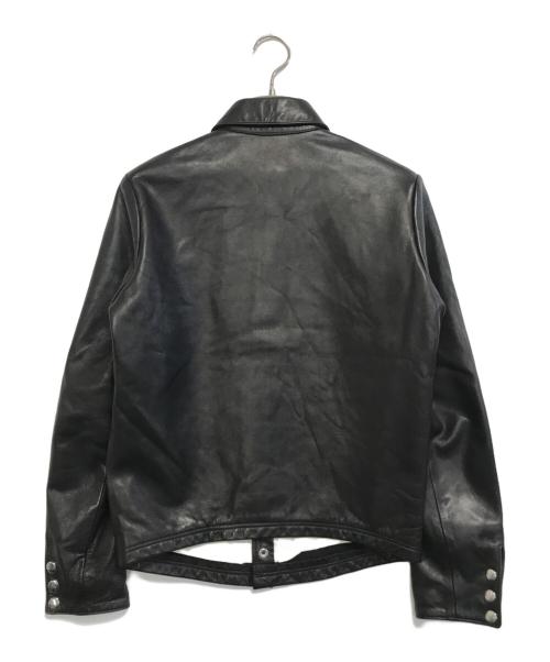 FAR EASTERN ENTHUSIAST（ファーイースタンエンスージアスト）FAR EASTERN ENTHUSIAST (ファーイースタンエンスージアスト) ホースレザージャケット ブラック サイズ:Mの古着・服飾アイテム