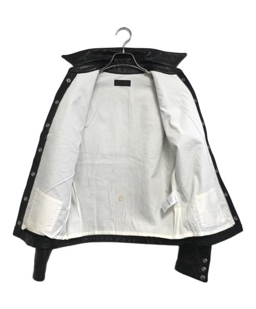 FAR EASTERN ENTHUSIAST（ファーイースタンエンスージアスト）FAR EASTERN ENTHUSIAST (ファーイースタンエンスージアスト) ホースレザージャケット ブラック サイズ:Mの古着・服飾アイテム