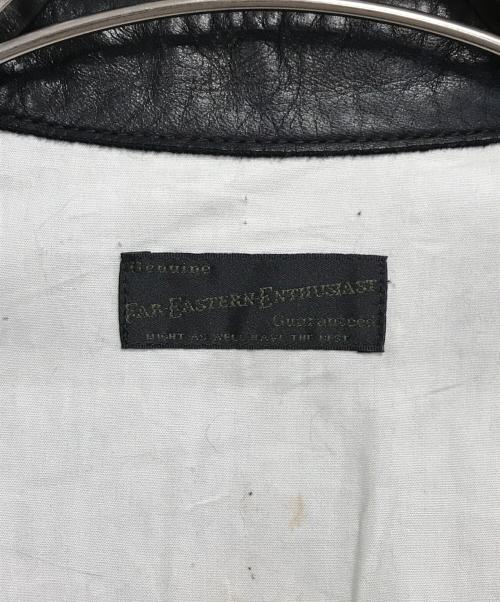 FAR EASTERN ENTHUSIAST（ファーイースタンエンスージアスト）FAR EASTERN ENTHUSIAST (ファーイースタンエンスージアスト) ホースレザージャケット ブラック サイズ:Mの古着・服飾アイテム