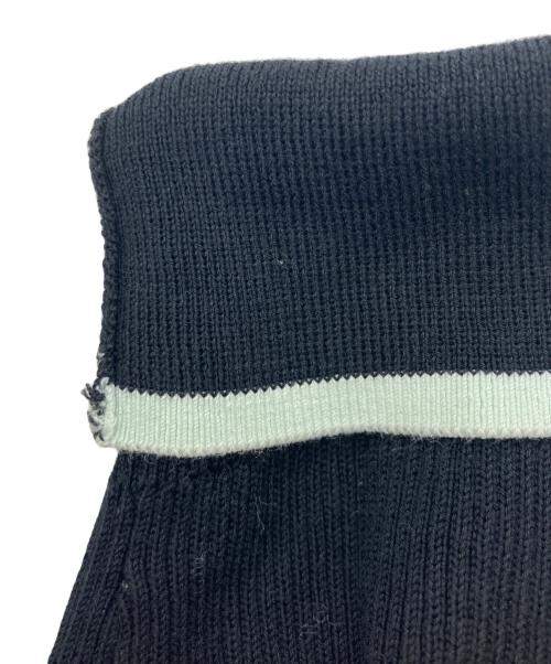 PAUL SMITH（ポールスミス）Paul Smith (ポールスミス) デジタルデイジー プリントコンビ 長袖ニット ブラック サイズ:SIZE XXLの古着・服飾アイテム