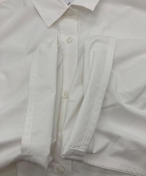 N/（エヌ）N/ (エヌ) シャツワンピーススマートブロード　NEUTRALWORKS　KSW35146 ホワイト サイズ:Mの古着・服飾アイテム