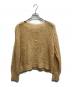 Mame Kurogouchi（マメクロゴウチ）の古着「Botanical Pattern Knitted Lame」｜ベージュ