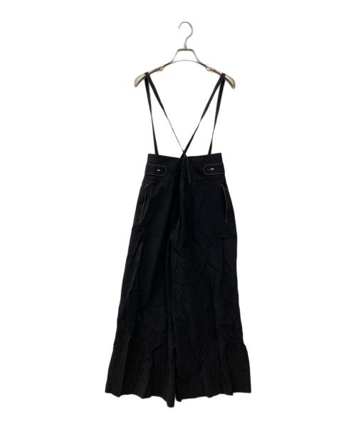 CAST:（キャスト）CAST: (キャスト) サスペンダーワイドパンツ ブラック サイズ:Mの古着・服飾アイテム
