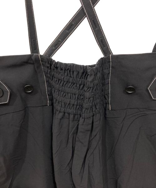 CAST:（キャスト）CAST: (キャスト) サスペンダーワイドパンツ ブラック サイズ:Mの古着・服飾アイテム