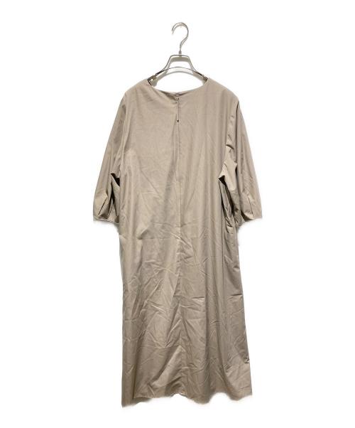 自由区（ジユウク）自由区 (ジユウク) 【洗える】タイプライターワンピース モカ サイズ:46の古着・服飾アイテム
