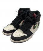 NIKEナイキ）の古着「1 RETRO HIGH OG SPORTS ILLUSTRATED」｜ホワイト×ブラック