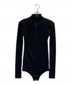 DLESSドレス）の古着「Half zipup bodysuits」｜ネイビー