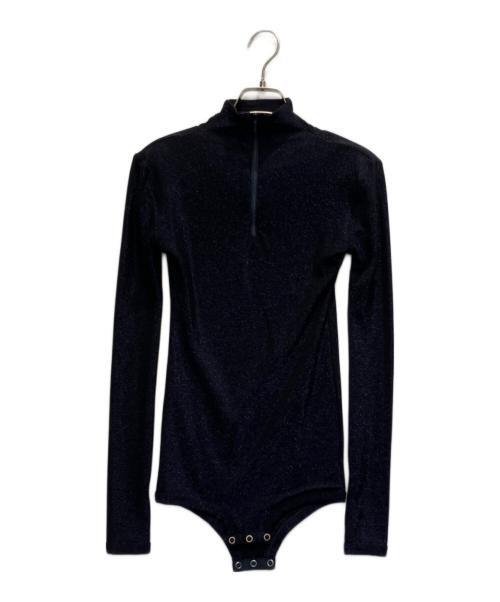 DLESS（ドレス）DLESS (ドレス) Half zipup bodysuits ネイビー サイズ:xsの古着・服飾アイテム