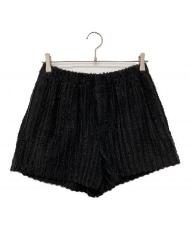 中古・古着通販】sombras (ソンブラス) Fringe Towel Shorts ブラック