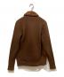 Creazioni (クレアツィオーニ) ハラコ切替ジャケット ブラウン サイズ:54：14000円