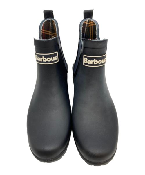 Barbour（バブアー）Barbour (バブアー) サイドゴアレインブーツ ネイビー サイズ:5の古着・服飾アイテム