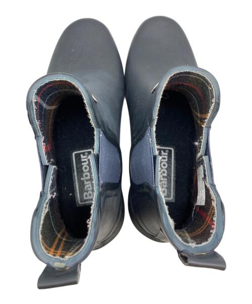 Barbour（バブアー）Barbour (バブアー) サイドゴアレインブーツ ネイビー サイズ:5の古着・服飾アイテム