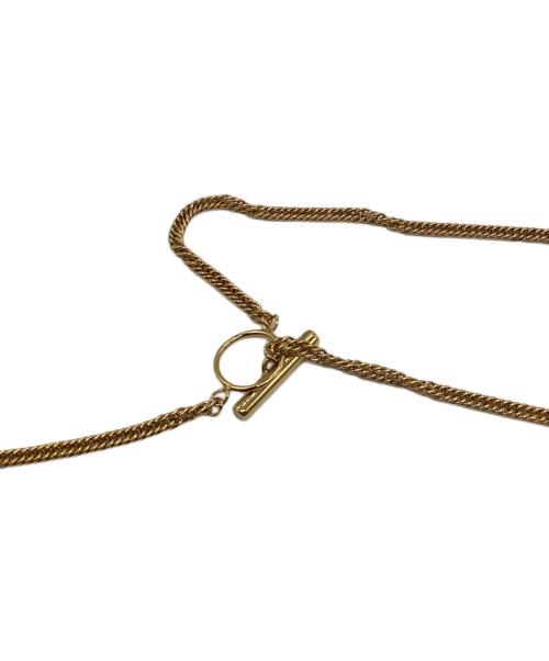 JIL SANDER（ジルサンダー）JIL SANDER (ジルサンダー) チェーンネックレス ゴールドの古着・服飾アイテム