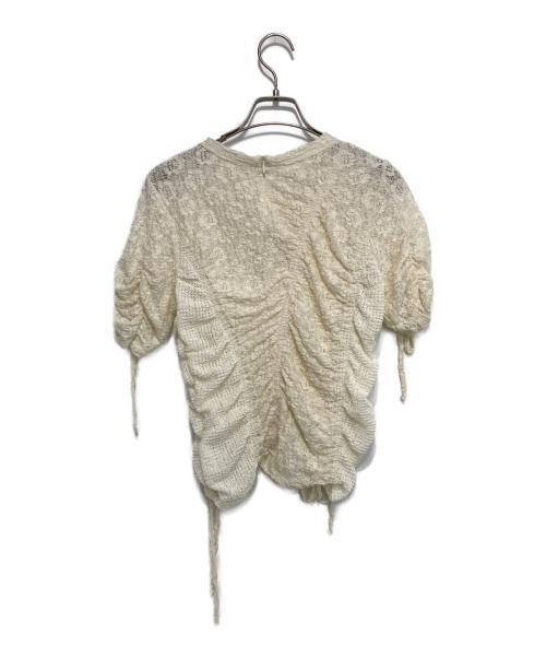 MAISON SPECIAL（メゾンスペシャル）MAISON SPECIAL (メゾンスペシャル) Lace Shirring Tops アイボリー サイズ:FREEの古着・服飾アイテム