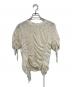MAISON SPECIAL（メゾンスペシャル）の古着「Lace Shirring Tops」｜アイボリー