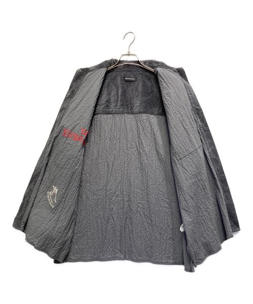 MAISON SPECIAL（メゾンスペシャル）MAISON SPECIAL (メゾンスペシャル) Corduroy Early Romance Graphic Shirt グレー サイズ:FREEの古着・服飾アイテム