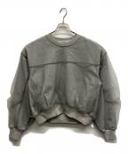 MAISON SPECIALメゾンスペシャル）の古着「Tulle Combination Sweatshirt」｜グレー