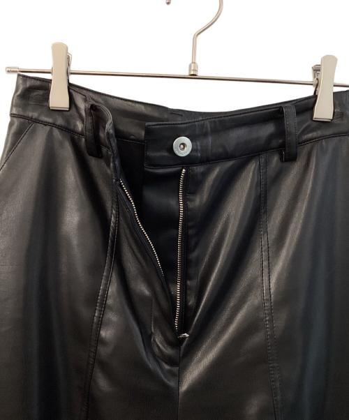 MAISON SPECIAL（メゾンスペシャル）MAISON SPECIAL (メゾンスペシャル) Leather Cargo Pants ブラック サイズ:36の古着・服飾アイテム