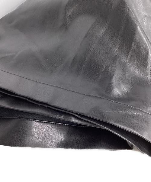 MAISON SPECIAL（メゾンスペシャル）MAISON SPECIAL (メゾンスペシャル) Leather Cargo Pants ブラック サイズ:36の古着・服飾アイテム